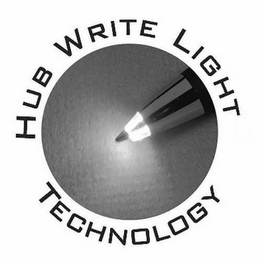HUB WRITE LIGHT TECHNOLOGY logo
