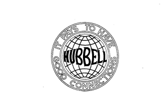 HUBBELL IT PAYS TO HAVE GOOD CONNECTIONS logo
