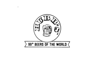 HUBB'S 99+ BEERS OF THE WORLD logo