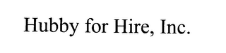 HUBBY FOR HIRE, INC. logo