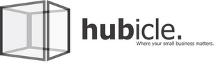HUBICLE. WHERE YOUR SMALL BUSINESS MATTERS logo