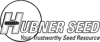 HUBNER HUBNER SEED YOUR TRUSTWORTHY SEED RESOURCE logo