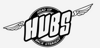 HUBS HEAD UP BACK STRAIGHT logo