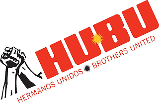 HUBU HERMANOS UNIDOS BROTHERS UNITED logo