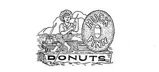 HUCK FINN DONUTS logo