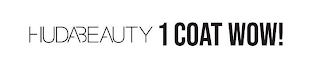 HUDABEAUTY 1COAT WOW! logo