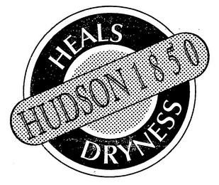 HUDSON 1850 HEALS DRYNESS logo