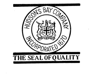 HUDSON BAY COMPANY INCORP. 1670 THE SEALOF QUALITY logo