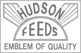 HUDSON FEEDS EMBLEM OF QUALITY logo