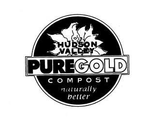 HUDSON VALLEY PUREGOLD COMPOST NATURALLY BETTER logo