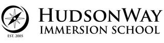 HUDSONWAY IMMERSION SCHOOL EST. 2005 logo
