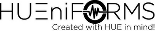 HUENIFORMS CREATED WITH HUE IN MIND! logo