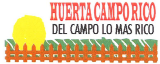 HUERTA CAMPO RICO DEL CAMPO LO MAS RICO logo