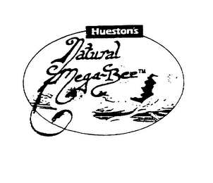 HUESTON'S NATURAL MEGA-BEE logo
