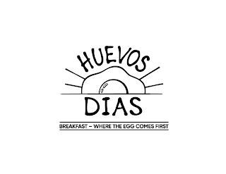 HUEVOS DIAS BREAKFAST - WHERE THE EGG COMES FIRST logo