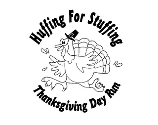 HUFFING FOR STUFFING THANKSGIVING DAY RUN logo
