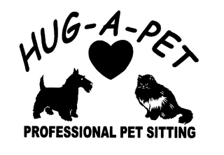 HUG-A-PET PROFESSIONAL PET SITTING logo