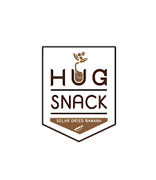 HUG SNACK SOLAR DRIED BANANA logo