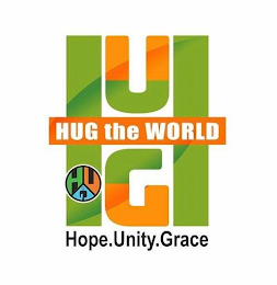 HUG THE WORLD HOPE. UNITY. GRACE logo