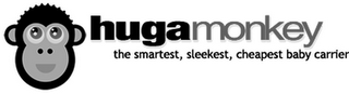 HUGAMONKEY THE SMARTEST, SLEEKEST, CHEAPEST BABY CARRIER logo