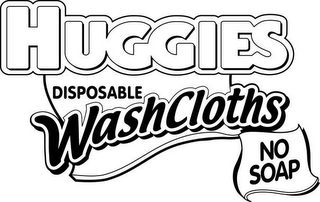 HUGGIES DISPOSABLE WASHCLOTHS NO SOAP logo