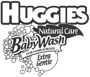 HUGGIES NATURAL CARE BABYWASH FOR HAIR & BODY EXTRA GENTLE logo