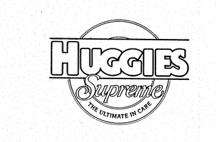 HUGGIES SUPREME THE ULTIMATE IN CARE logo