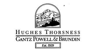 HUGHES THORSNESS GANTZ POWELL & BRUNDIN EST. 1939 logo