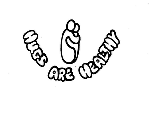 HUGS ARE HEALTHY logo