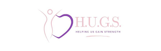 H.U.G.S. HELPING US GAIN STRENGTH logo