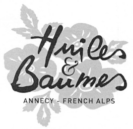HUILES & BAUMES ANNECY - FRENCH ALPS logo