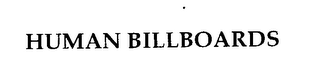HUMAN BILLBOARDS logo