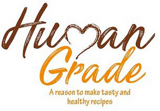 HUMAN GRADE A REASON TO MAKE TASTY AND HEALTHY RECIPES logo