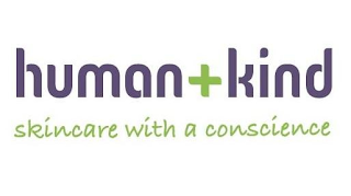 HUMAN + KIND SKINCARE WITH A CONSCIENCE logo
