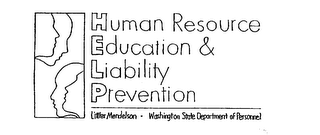 HUMAN RESOURCE EDUCATION & LIABILITY PREVENTION LITTLER MENDELSON WASHINGTON STATE DEPARTMENT OF PERSONNEL logo