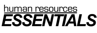 HUMAN RESOURCES ESSENTIALS logo