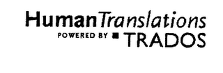 HUMAN TRANSLATIONS POWERED BY TRADOS logo