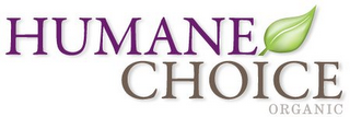 HUMANE CHOICE ORGANIC logo
