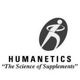 HUMANETICS THE SCIENCE OF SUPPLEMENTS. logo