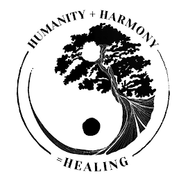 HUMANITY + HARMONY = HEALING logo