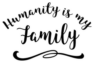 HUMANITY IS MY FAMILY logo