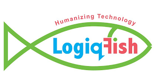 HUMANIZING TECHNOLOGY LOGIQFISH logo