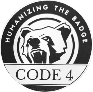 HUMANIZING THE BADGE CODE 4 logo