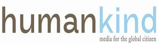 HUMANKIND MEDIA FOR THE GLOBAL CITIZEN logo