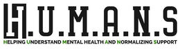 H.U.M.A.N.S HELPING UNDERSTAND MENTAL HEALTH AND NORMALIZING SUPPORT logo