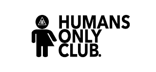 HUMANS ONLY CLUB. logo