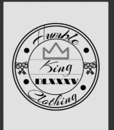 HUMBLE CLOTHING KING DLXXXV logo