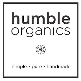 HUMBLE ORGANICS SIMPLE · PURE · HANDMADE logo