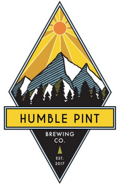 HUMBLE PINT BREWING CO. EST. 2017 logo