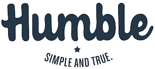 HUMBLE SIMPLE AND TRUE. logo